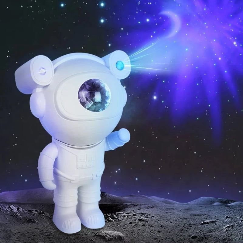 Galaxy Star Projetor Star Sky Astronauta Luz Da Noite Lâmpada Quarto Decorativo Luminárias