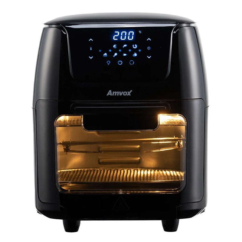 Fritadeira elétrica sem óleo digital Air Fryer 12L 1.700W ARF 1222 Oven Amvox