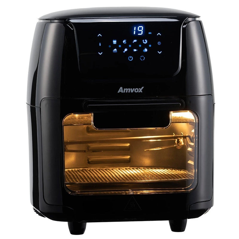 Fritadeira elétrica sem óleo digital Air Fryer 12L 1.700W ARF 1222 Oven Amvox